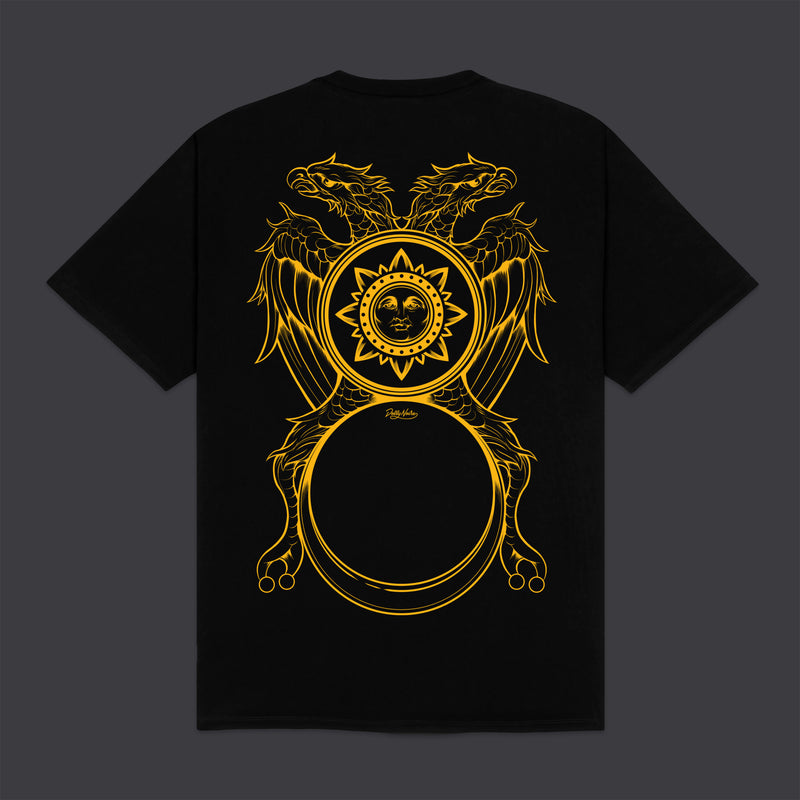 Asso di Denari - Outline Tee Black
