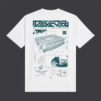 Sci-fi Stadium Tee White