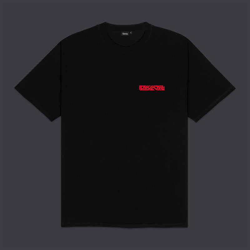 Sci-fi Stadium Tee Black & Red