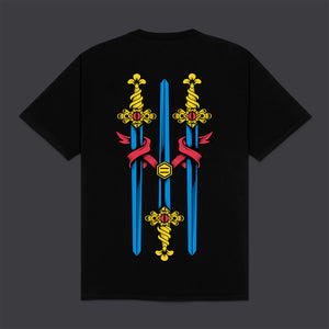 Tre di Spade - Napoletane Tee Black