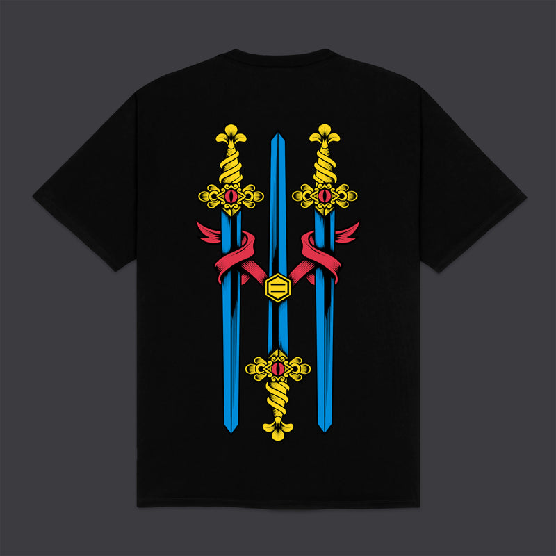 Tre di Spade - Napoletane Tee Black