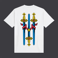 Tre di Spade - Napoletane Tee White
