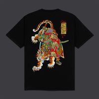 Musashi and Tiger Tee Black