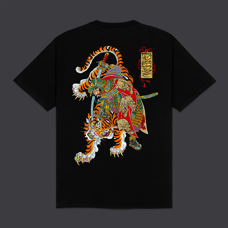 Musashi and Tiger Tee Black