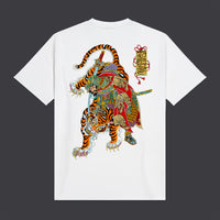 Musashi and Tiger Tee White