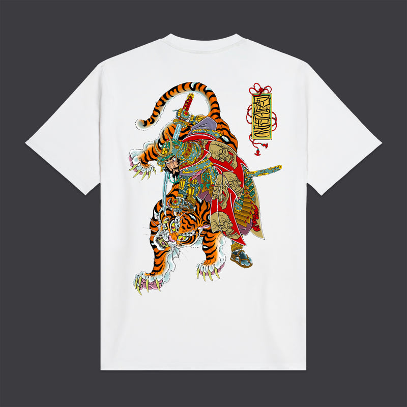 Musashi and Tiger Tee White
