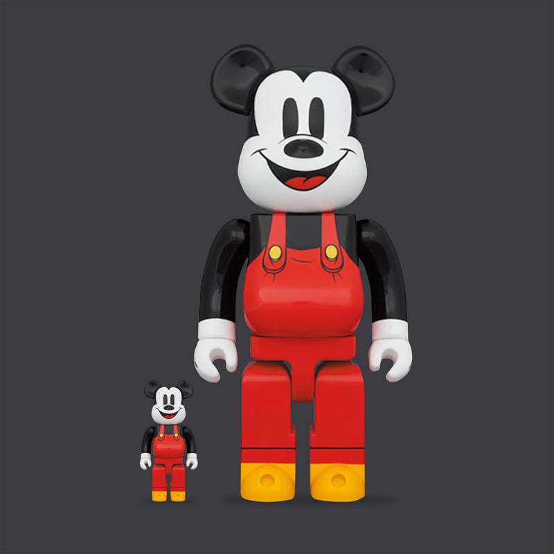 BEARBRICK 100% 400% MICKEY MOUSE BOAT BUILDERS