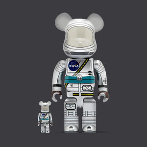 BEARBRICK 400% PROJECT MERCURY ASTRONAUT 2-PACK