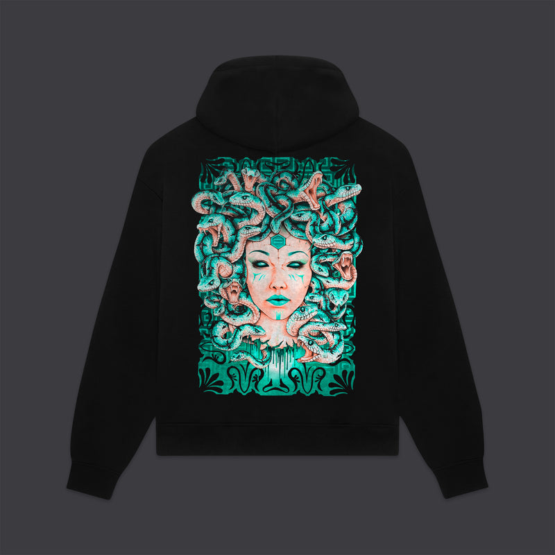 Medusa Hoodie Black