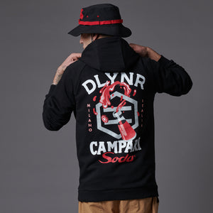 DLYNR / Campari Soda Wave Hoodie Black