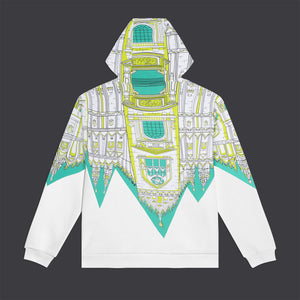 BENCH Duomo Over Hoodie White