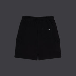 Cargo Short Sweatpants Black