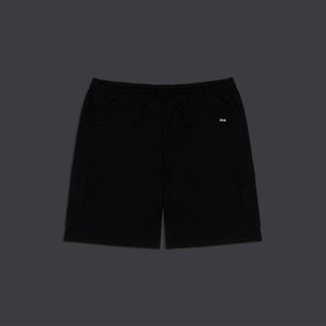 Cotton Ripstop Cargo Easyshorts Black