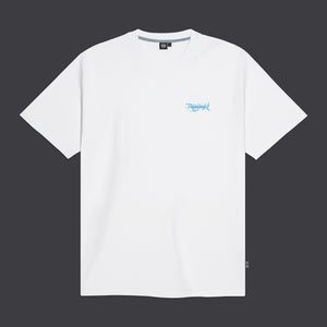 DLYNR Cyber Letters Tee White