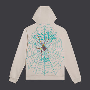 Joro Spider Hoodie Beige Moonbeam