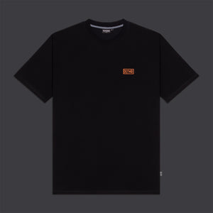 Logo Back Tee Black / Orange