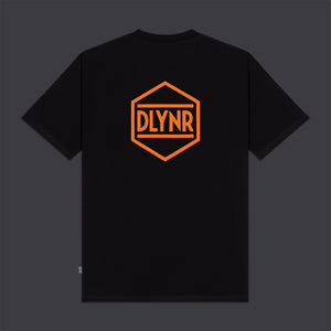 Logo Back Tee Black / Orange