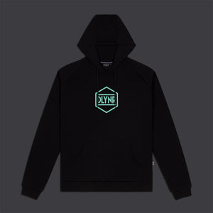 Logo Classic Hoodie Black / Ice Green