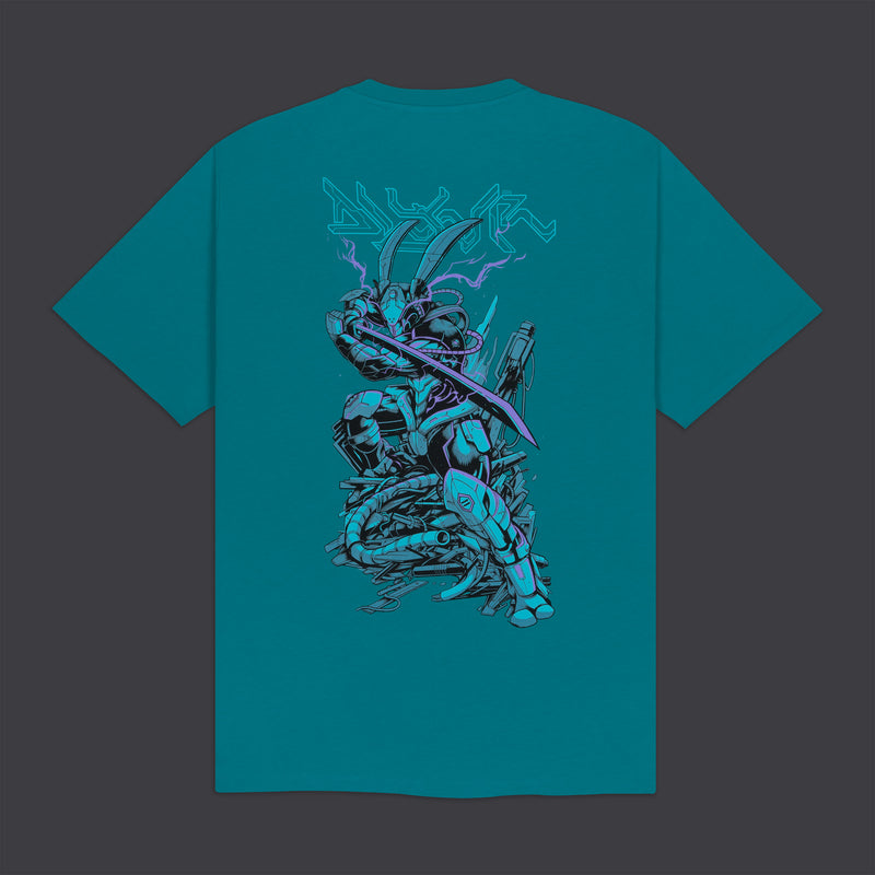 Ninja Rabbit Tee Petrol