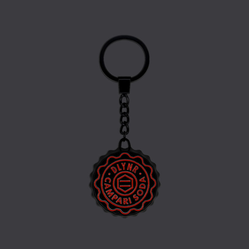DLYNR / Campari Soda Keychain Black/Red