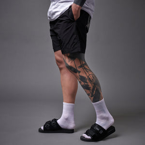 Lettering Swimshorts Black