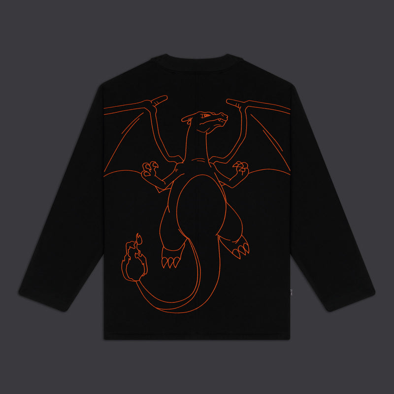 DLYNR / Pokèmon Charizard Embroidered Kimono Sweatshirt