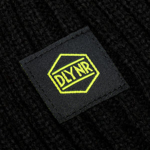 Logo Label Beanie Black/Yellow