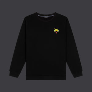 Musashi and Tiger Crewneck Black