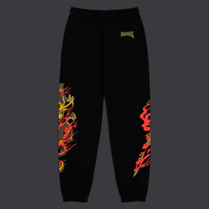 Ryu Dragon Sweatpants Black