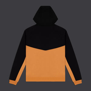 Section Insert Zip Hoodie Black/Khaki