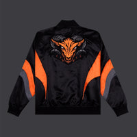 Billy GOAT Satin Jacket Black / Orange