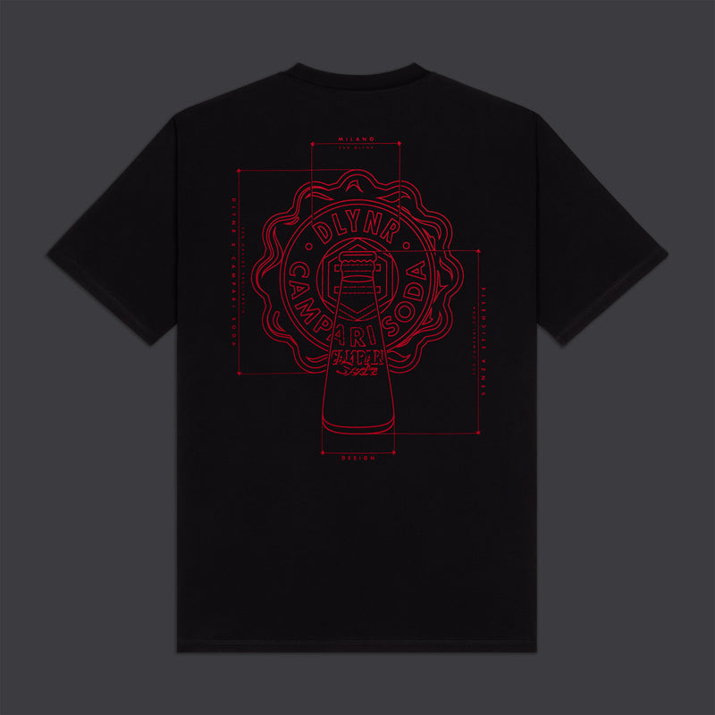 DLYNR / Campari Soda Sketch Tee Black