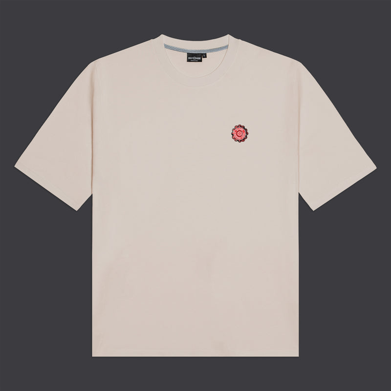 DLYNR / Campari Soda Wave Over Tee Beige