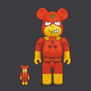 BEARBRICK 400% THE SIMPSONS RADIOACTIVE MAN 2-PACK