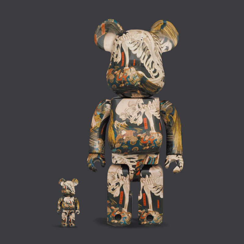BEARBRICK 400% UTAGAWA KUNIYOSHI THE HAUNTED OLD PALACE AT SOMA 2