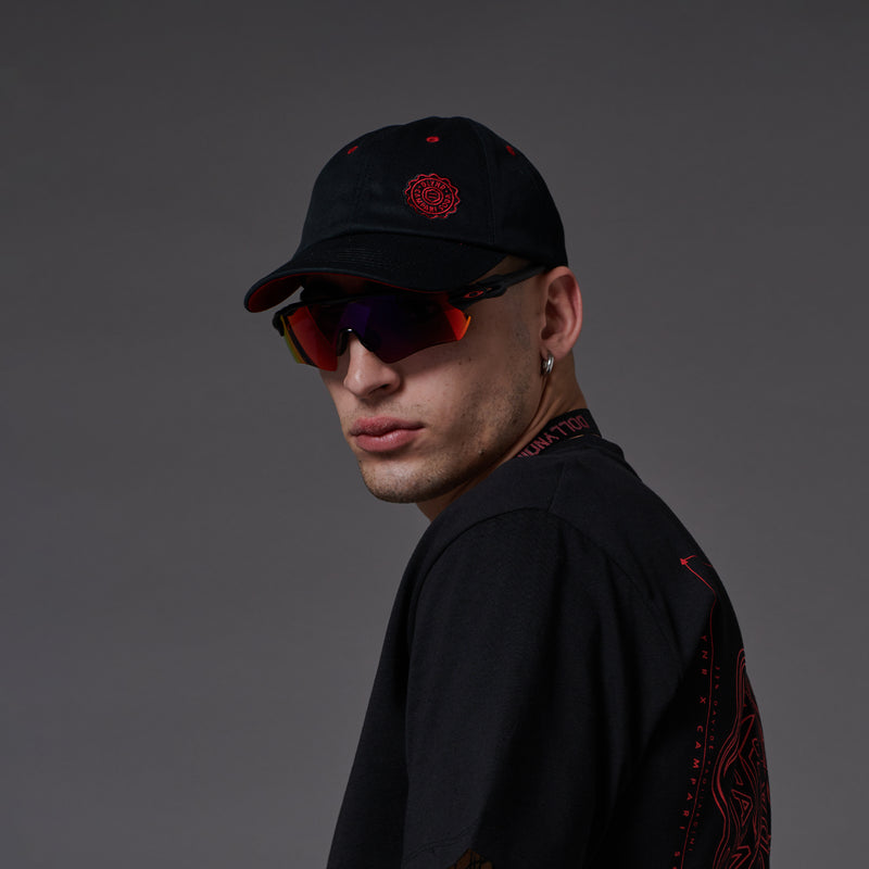 DLYNR / Campari Soda Patch Dad Hat Black