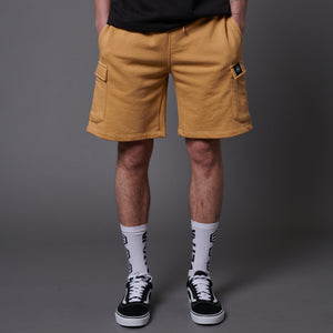 Cargo Short Sweatpants Beige