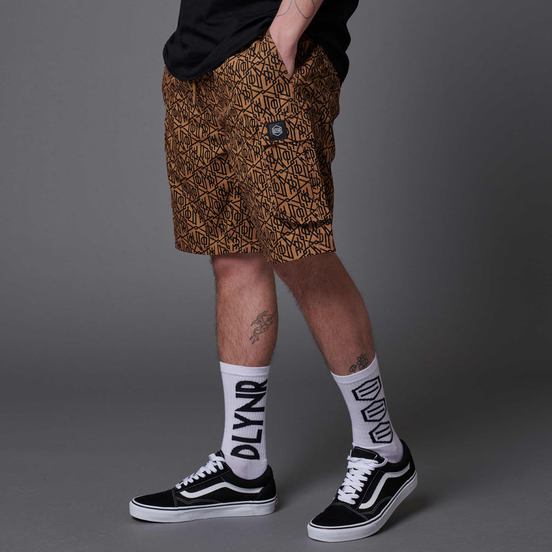  Monogram DLYNR Cargo Easyshorts Beige