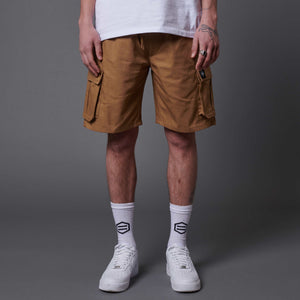 Cotton Ripstop Cargo Easyshorts Beige